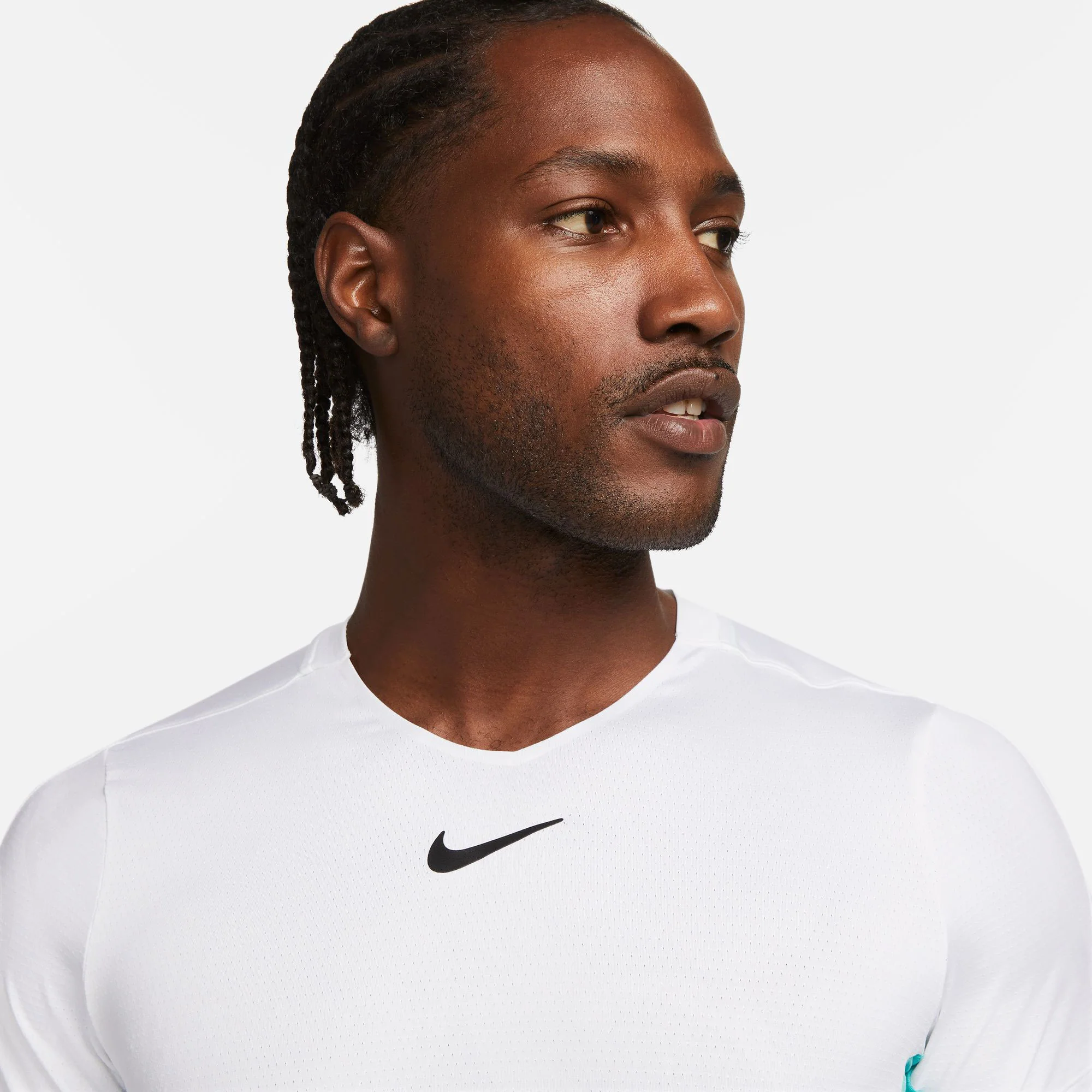 NikeCourt Dri-FIT Advantage Men's Printed Tennis Shirt - Image 3