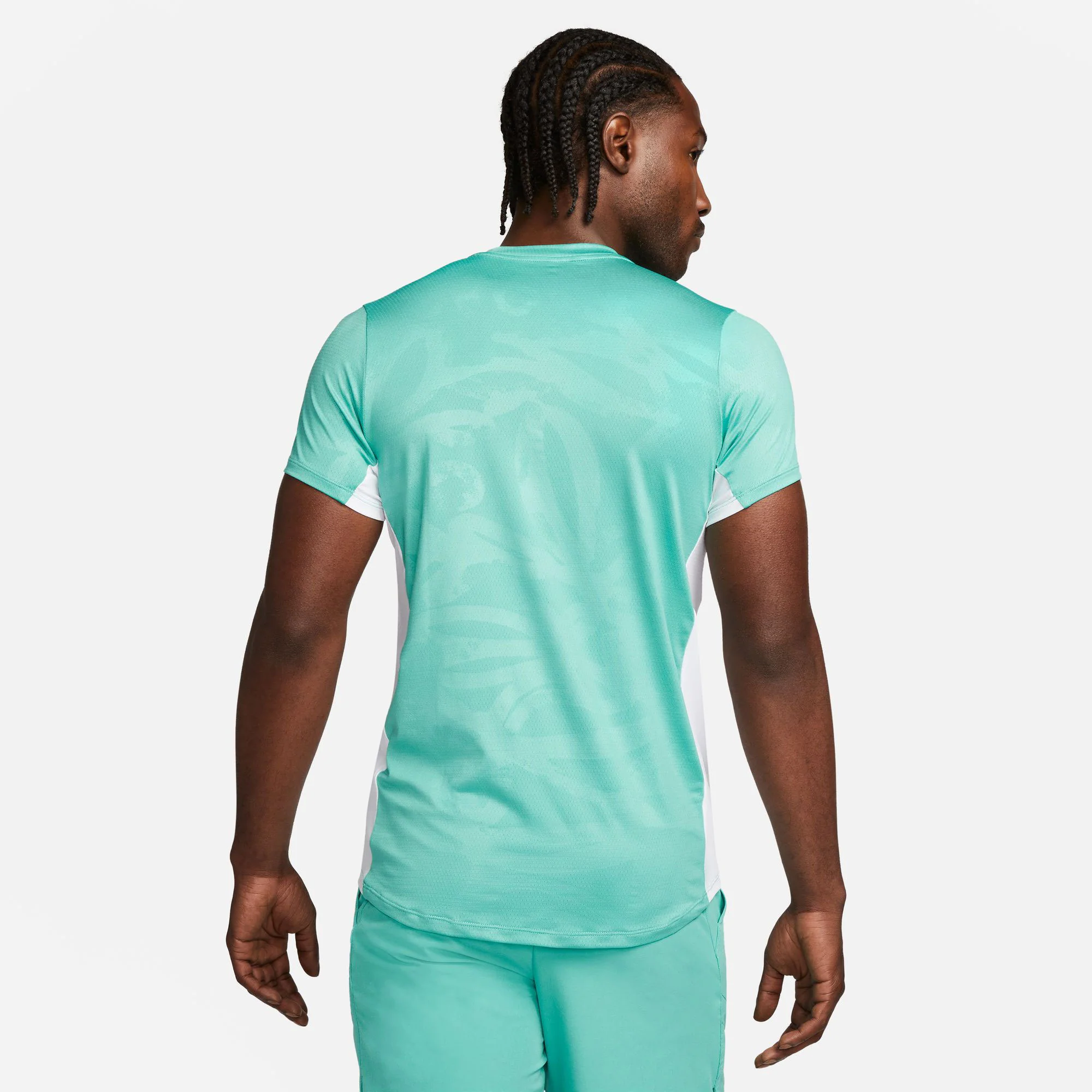 NikeCourt Dri-FIT Advantage Men's Printed Tennis Shirt - Image 2