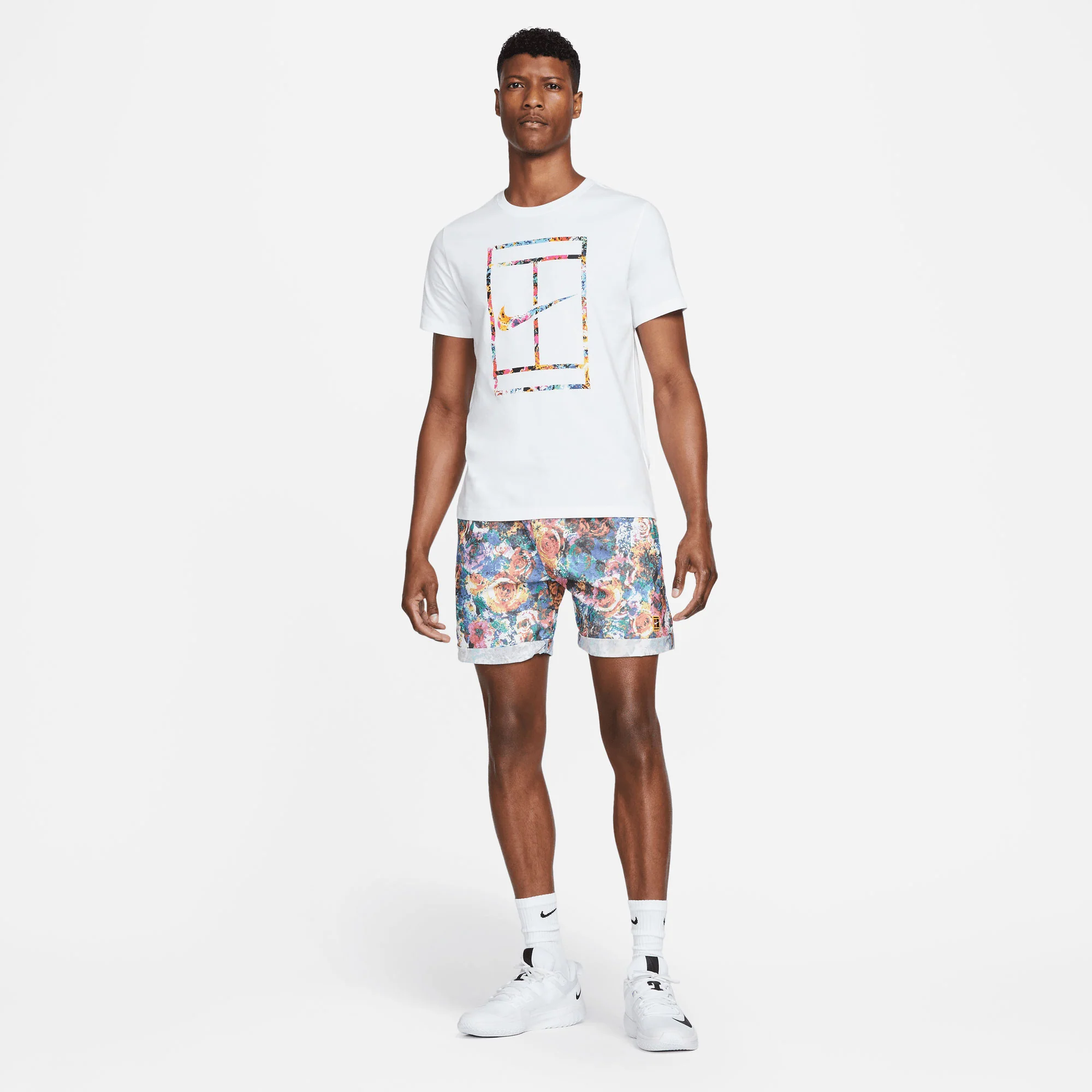 NikeCourt Dri-FIT Heritage London Men's Printed Tennis Shorts - Image 6
