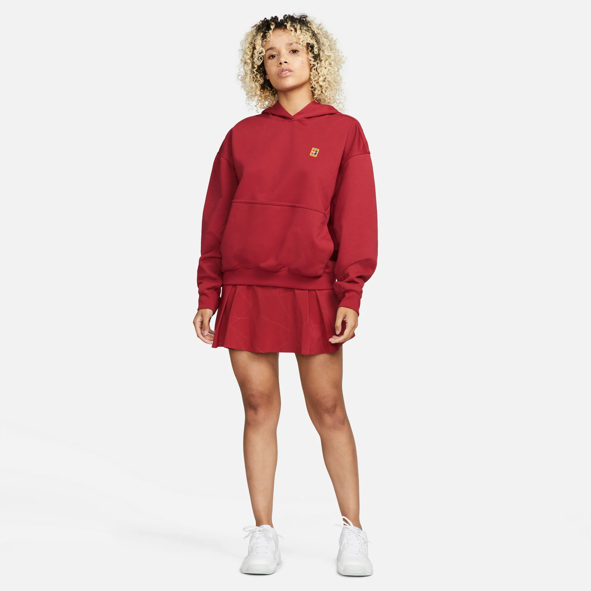 NikeCourt Dri-FIT Heritage Women's Fleece Tennis Hoodie - Image 3