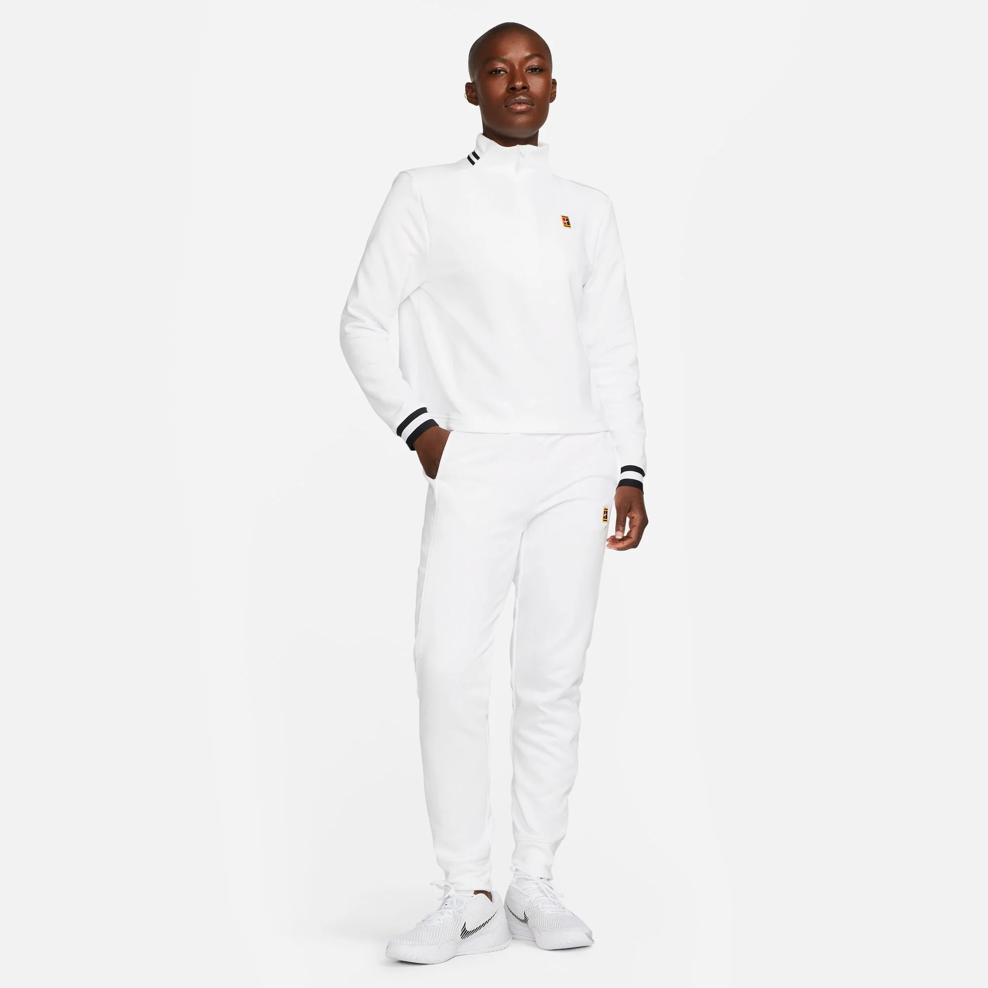 NikeCourt Dri-FIT Heritage Women's Fleece Tennis Top - Image 6
