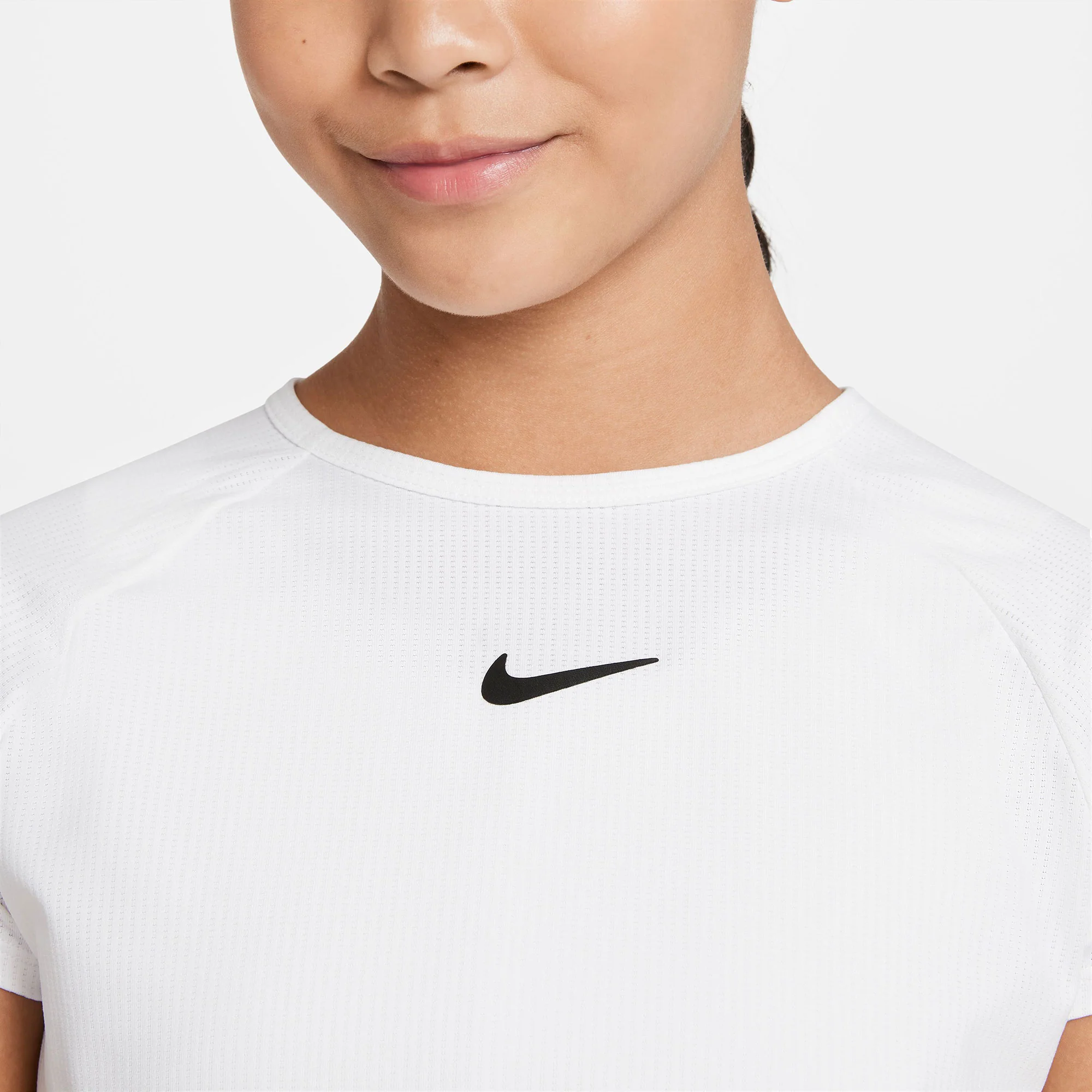NikeCourt Dri-FIT Victory Girls' Tennis Shirt - Image 3