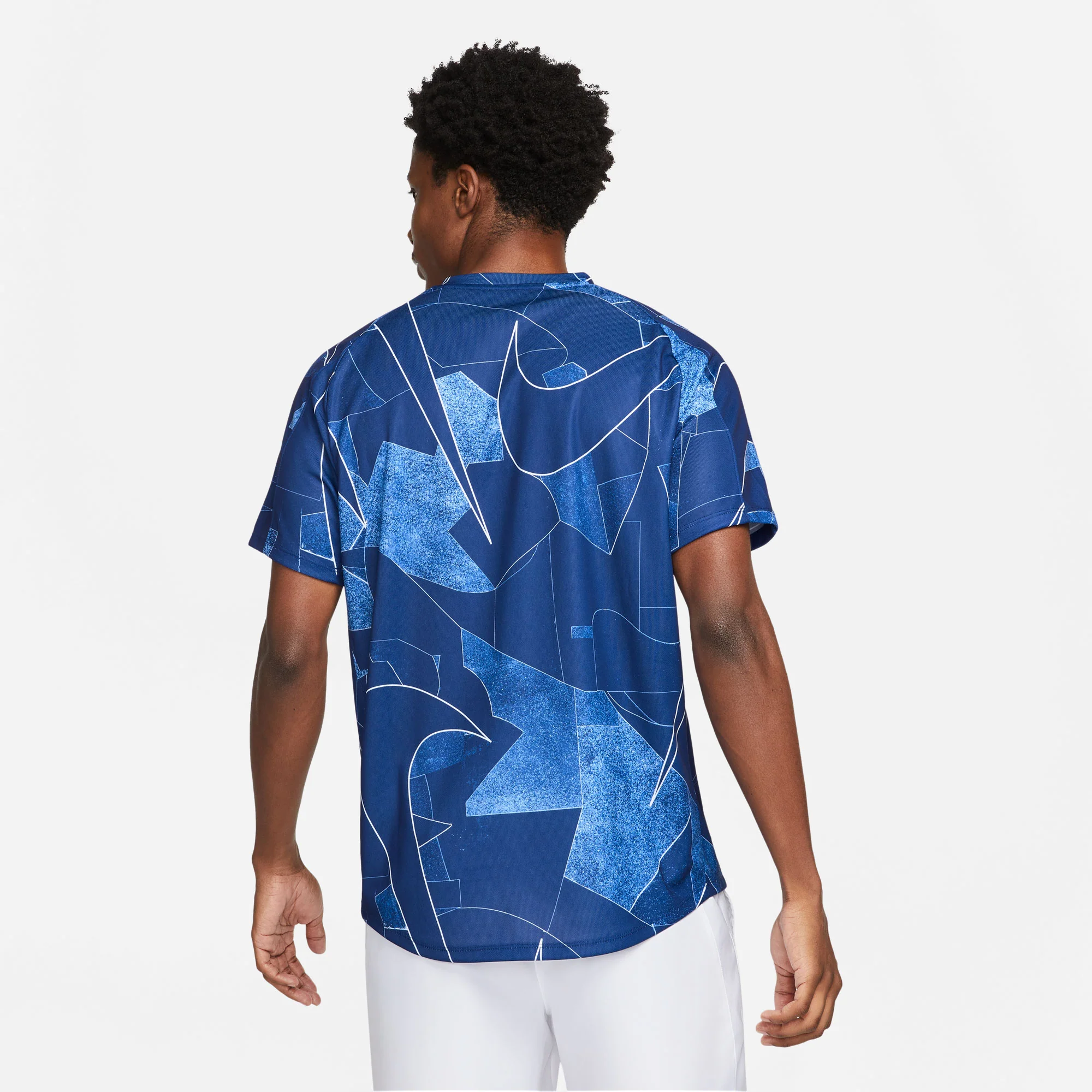 NikeCourt Dri-FIT Victory Men's Printed Tennis Shirt - Image 2