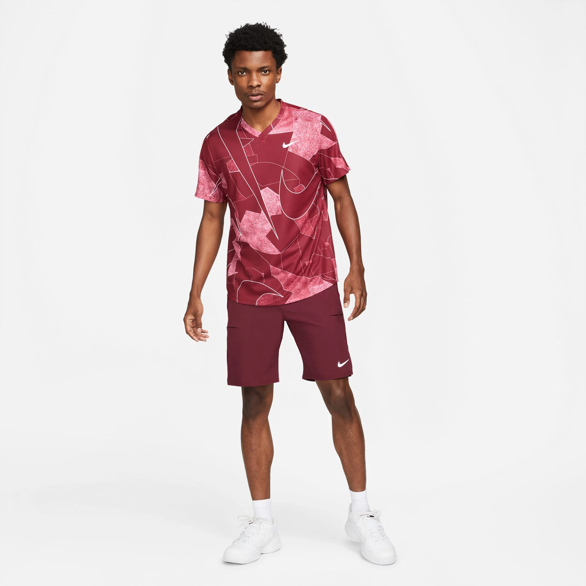 NikeCourt Dri-FIT Victory Men's Printed Tennis Shirt - Image 3