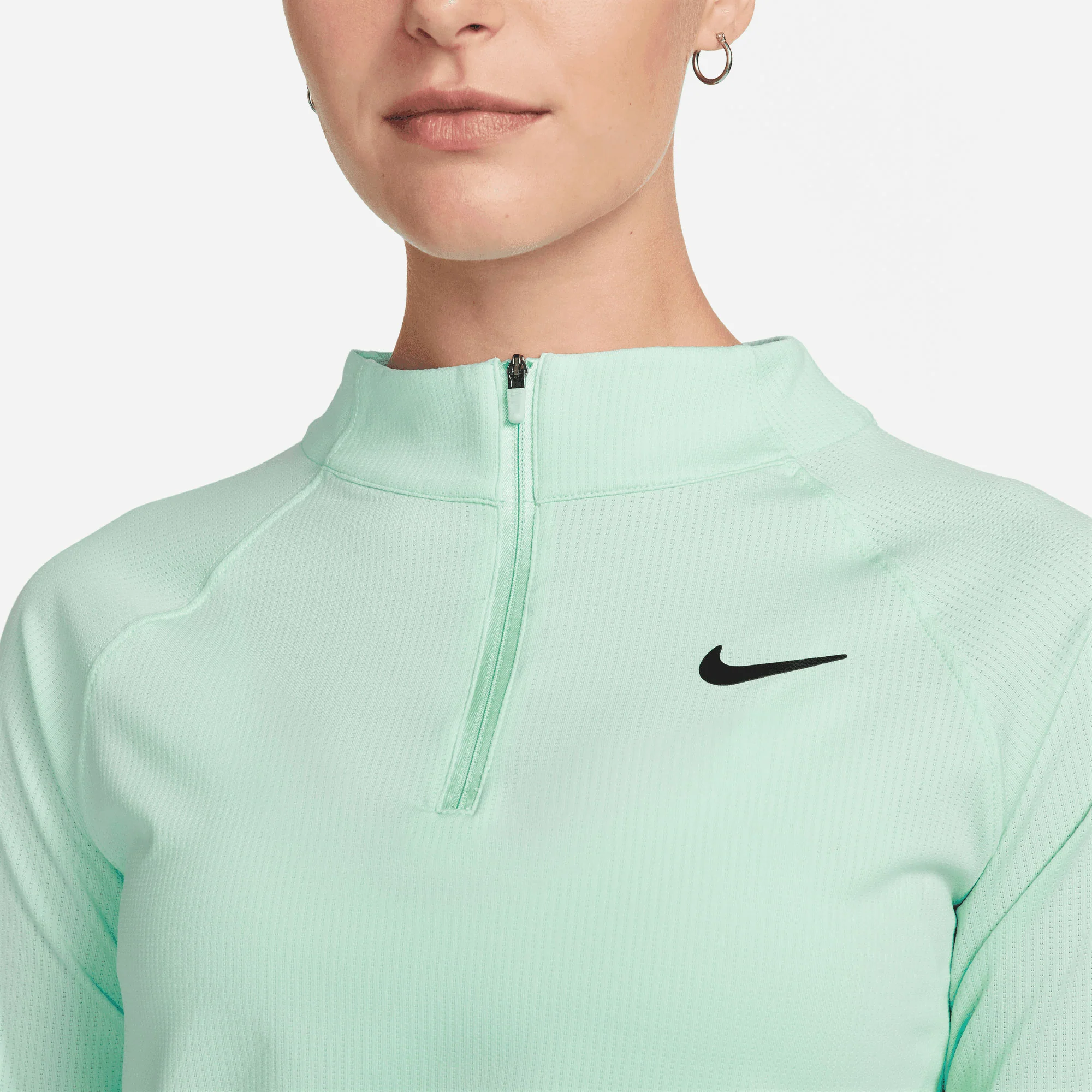 NikeCourt Dri-FIT Victory Women's Long-Sleeve Half-Zip Tennis Top - Image 3