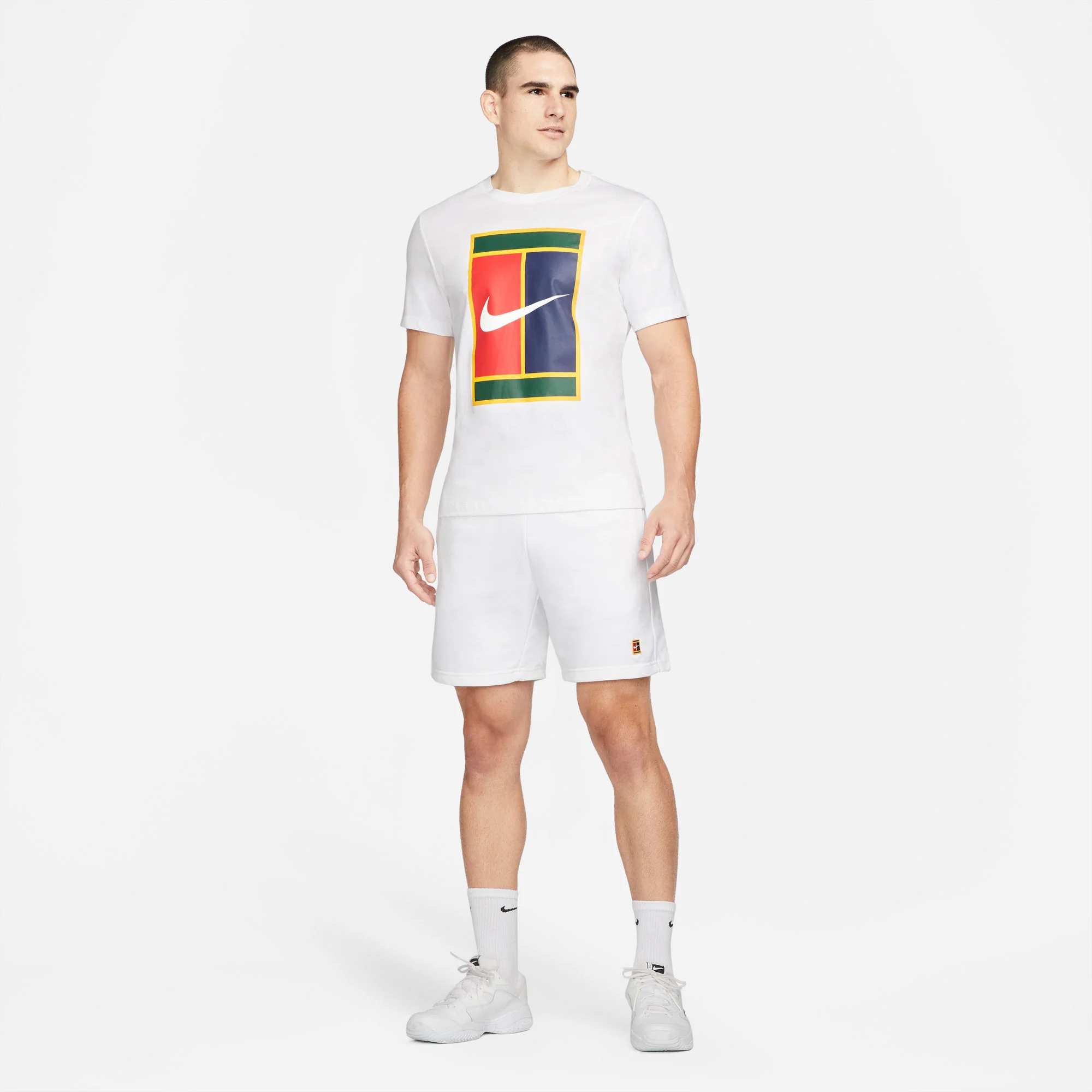 NikeCourt Heritage Men's Fleece Tennis Shorts - Image 3