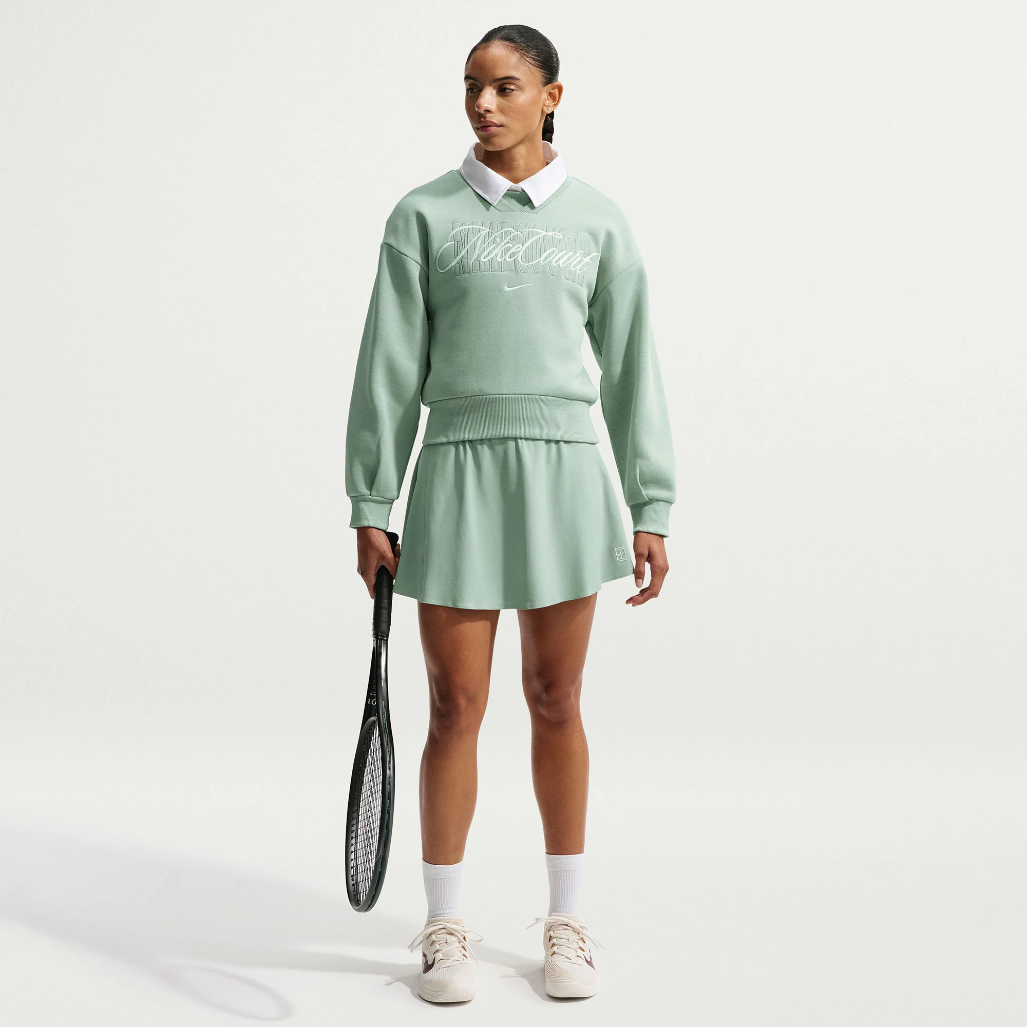 NikeCourt Heritage Women's Crew Tennis Sweater - Image 4