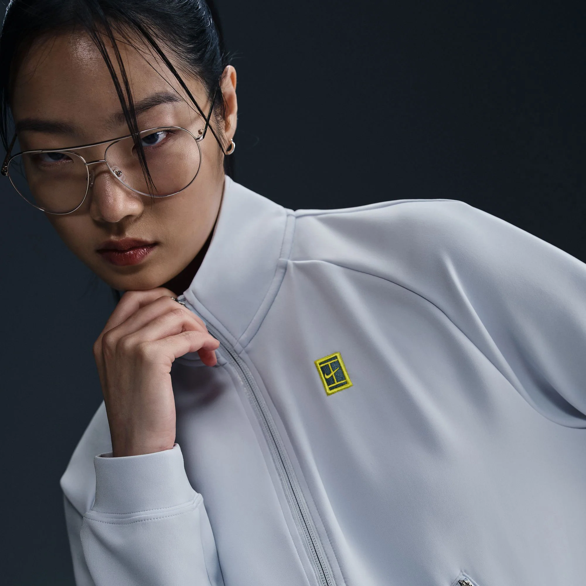 NikeCourt Heritage Women's Dri-FIT Full-Zip Tennis Jacket - Image 3