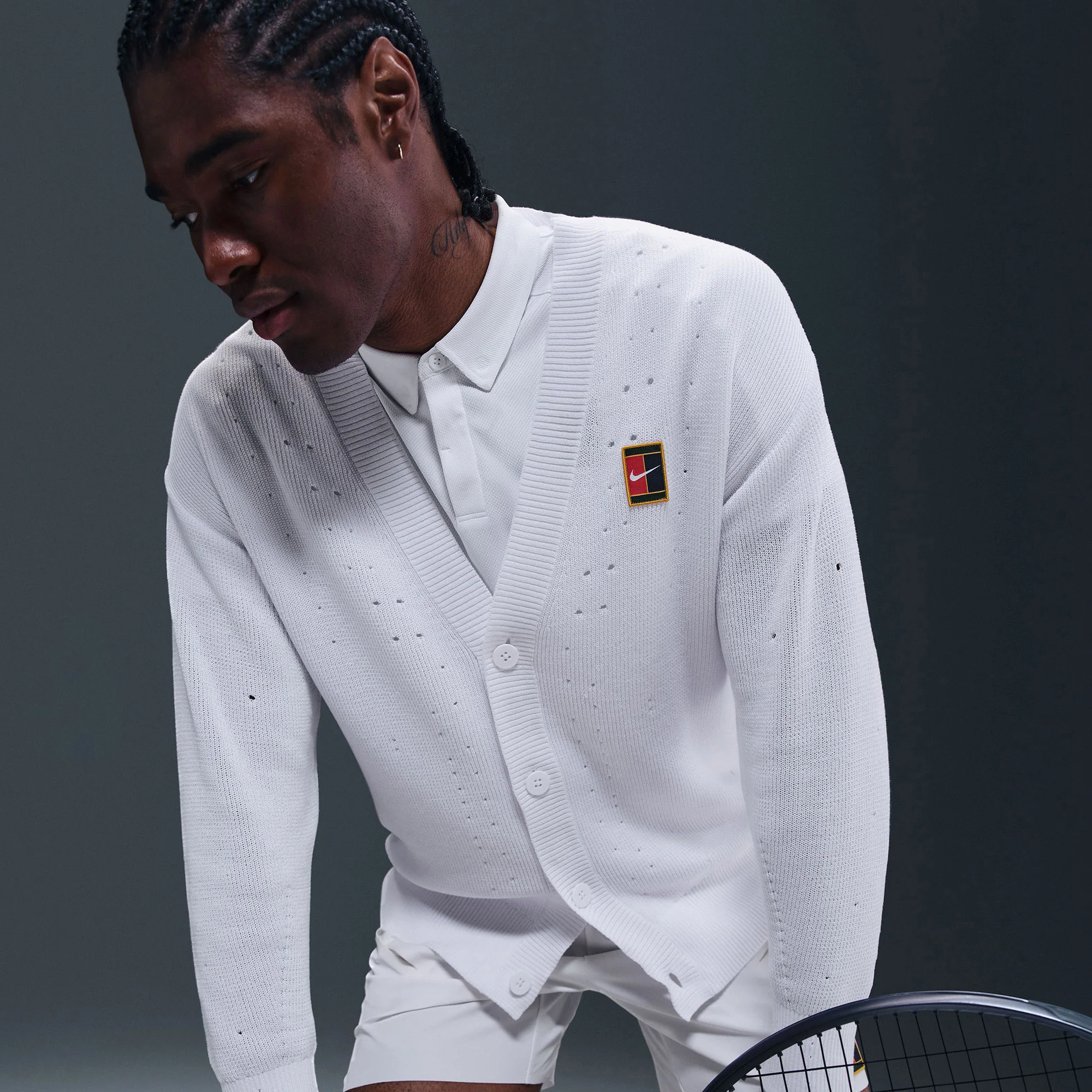 NikeCourt Slam London Men's Tennis Cardigan - Image 3
