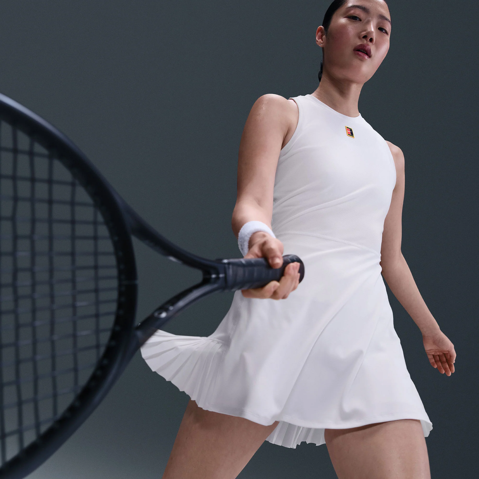 NikeCourt Slam London Women's Dri-FIT Tennis Dress - Image 5