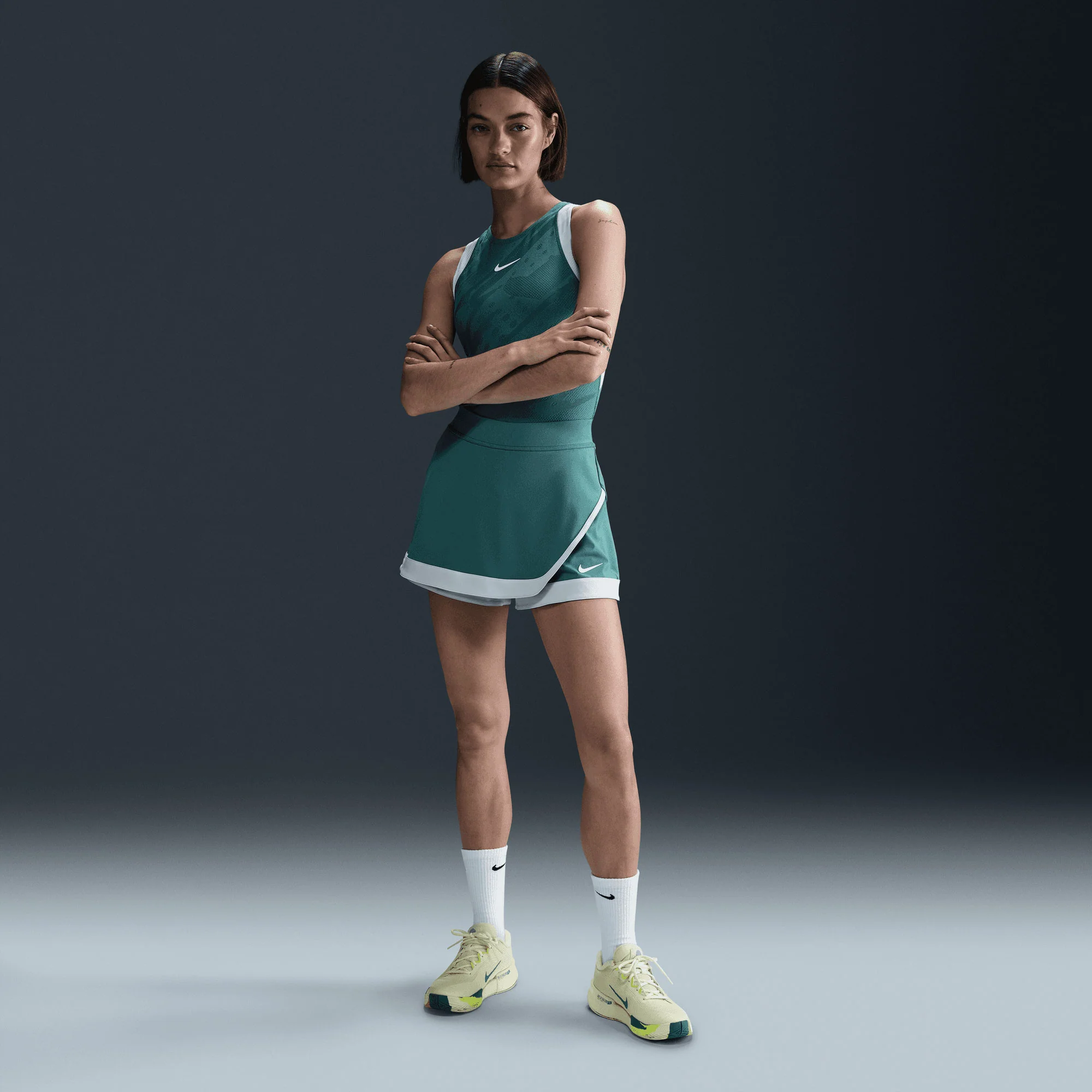 NikeCourt Slam Melbourne Women's Dri-FIT High-Waisted Tennis Skort