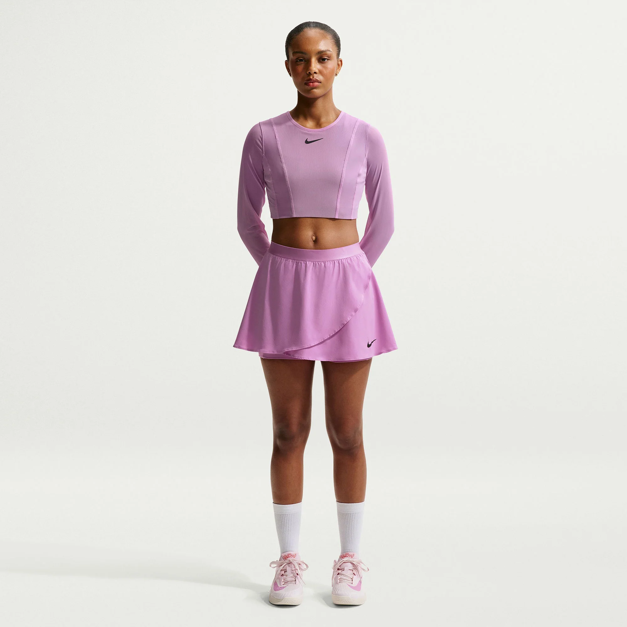 NikeCourt Slam Paris Women's Dri-FIT High-Waisted Tennis Skirt