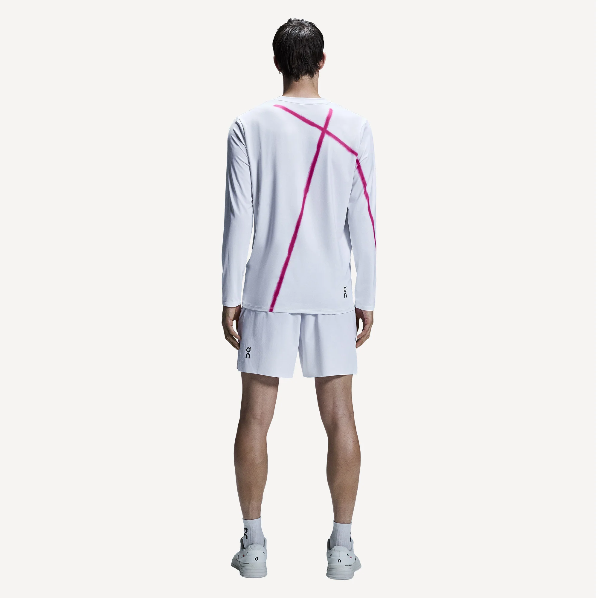 On Court Men's Long Sleeve Tennis Shirt - Image 7