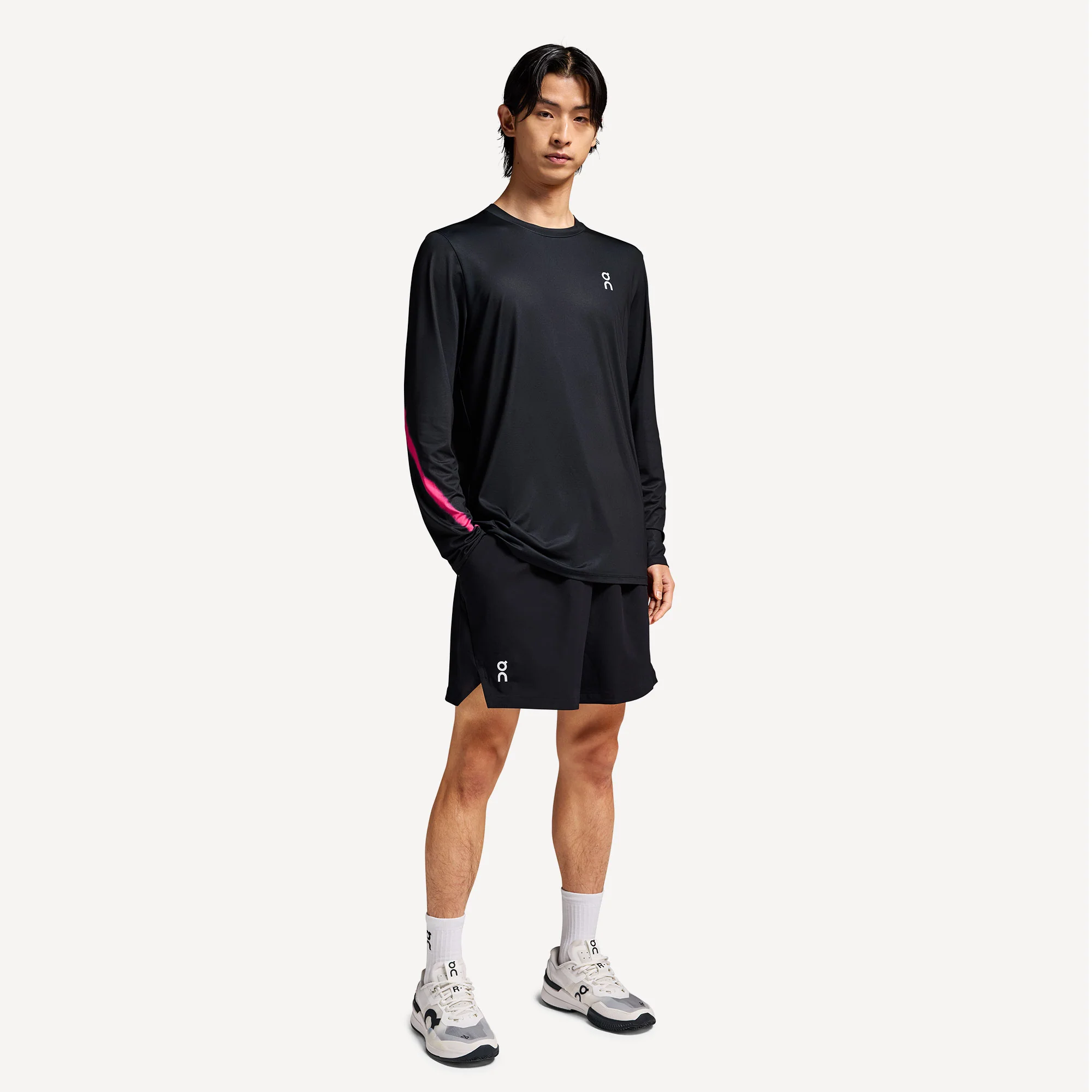 On Court Men's Long Sleeve Tennis Shirt - Image 4