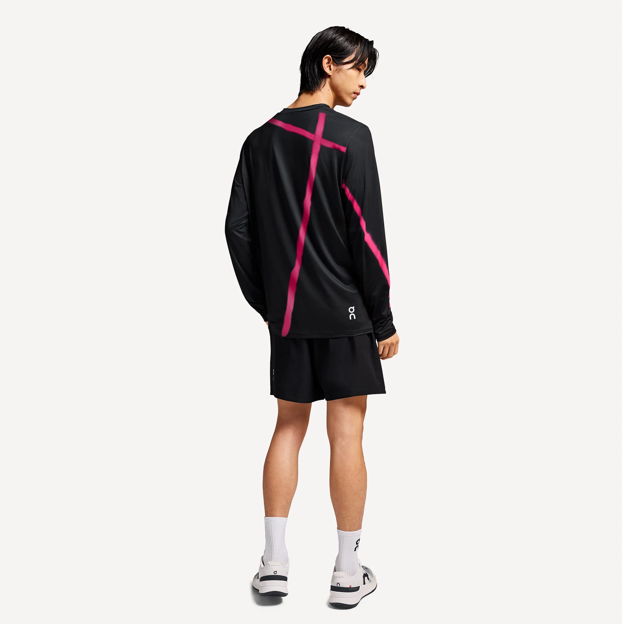 On Court Men's Long Sleeve Tennis Shirt - Image 5