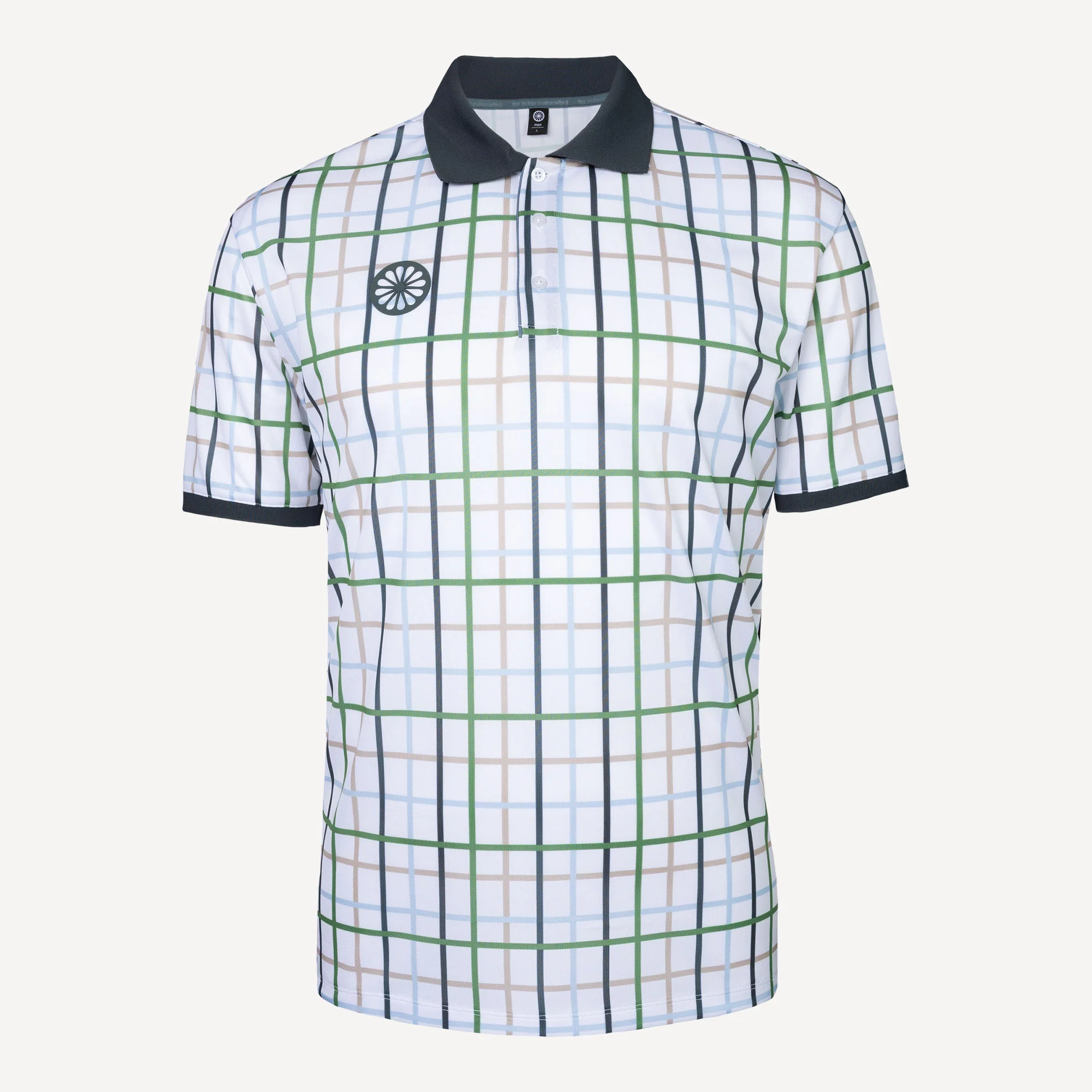 The Indian Maharadja Men's Checked Pique Tennis Polo