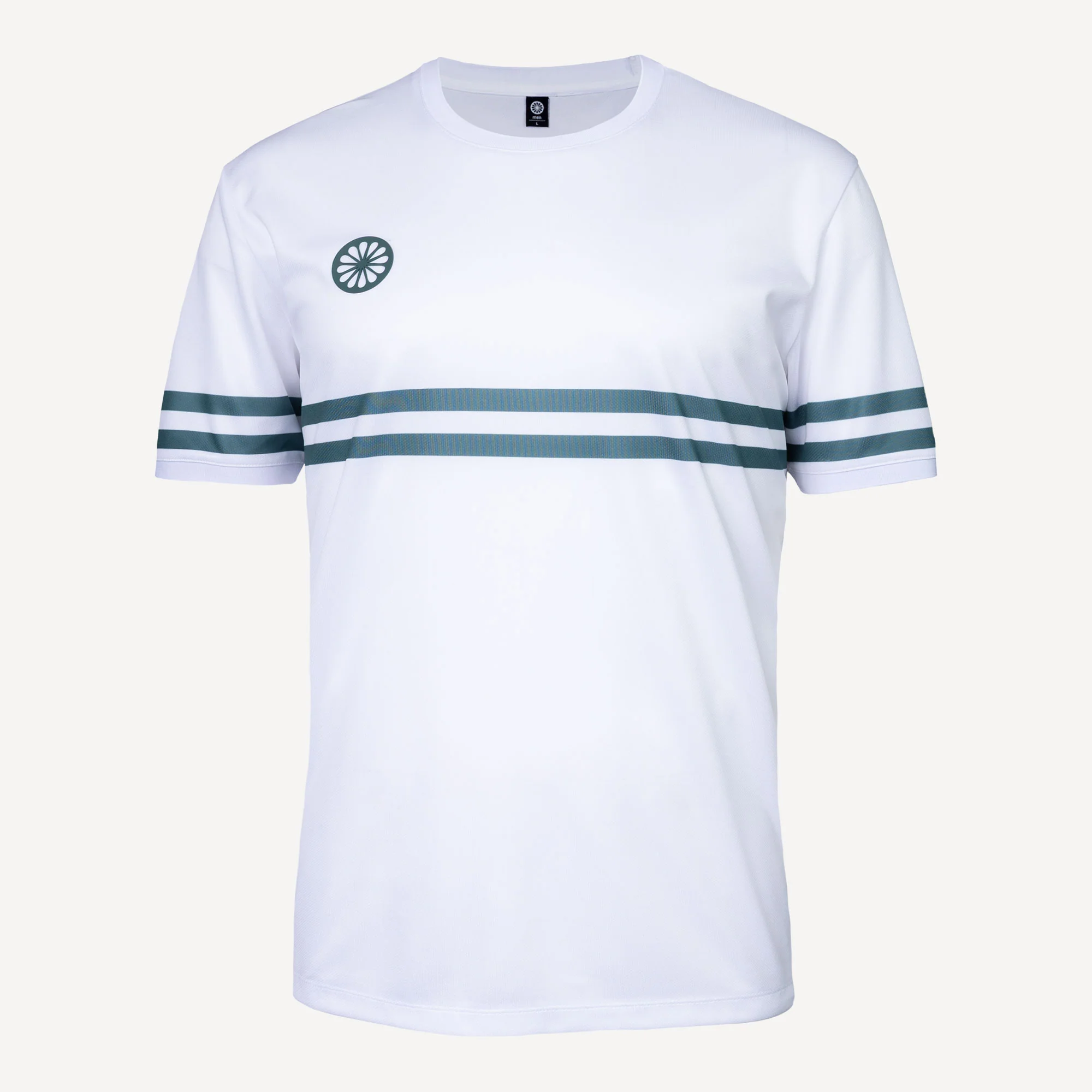 The Indian Maharadja Men's Pique Striped Tennis Shirt