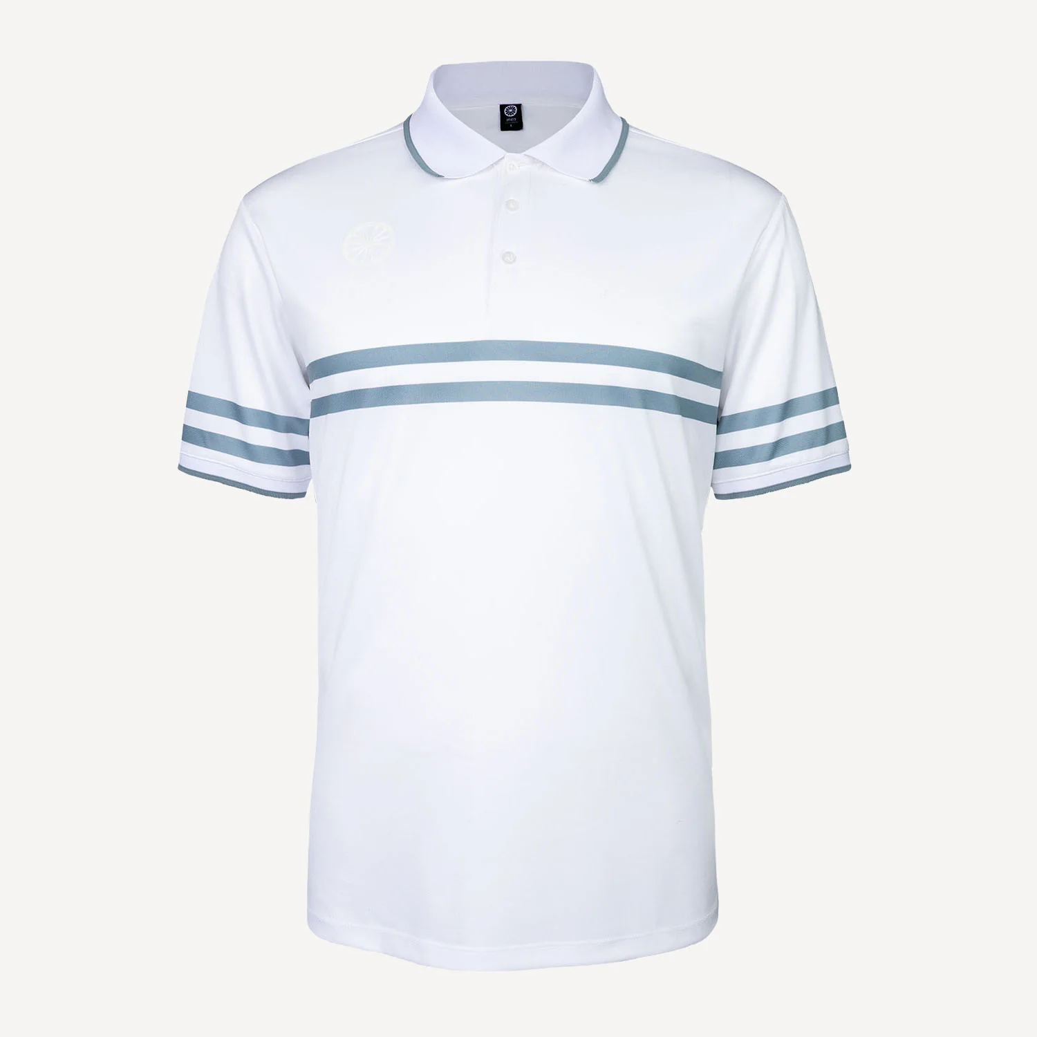 The Indian Maharadja Men's Printed Stripe Tennis Polo
