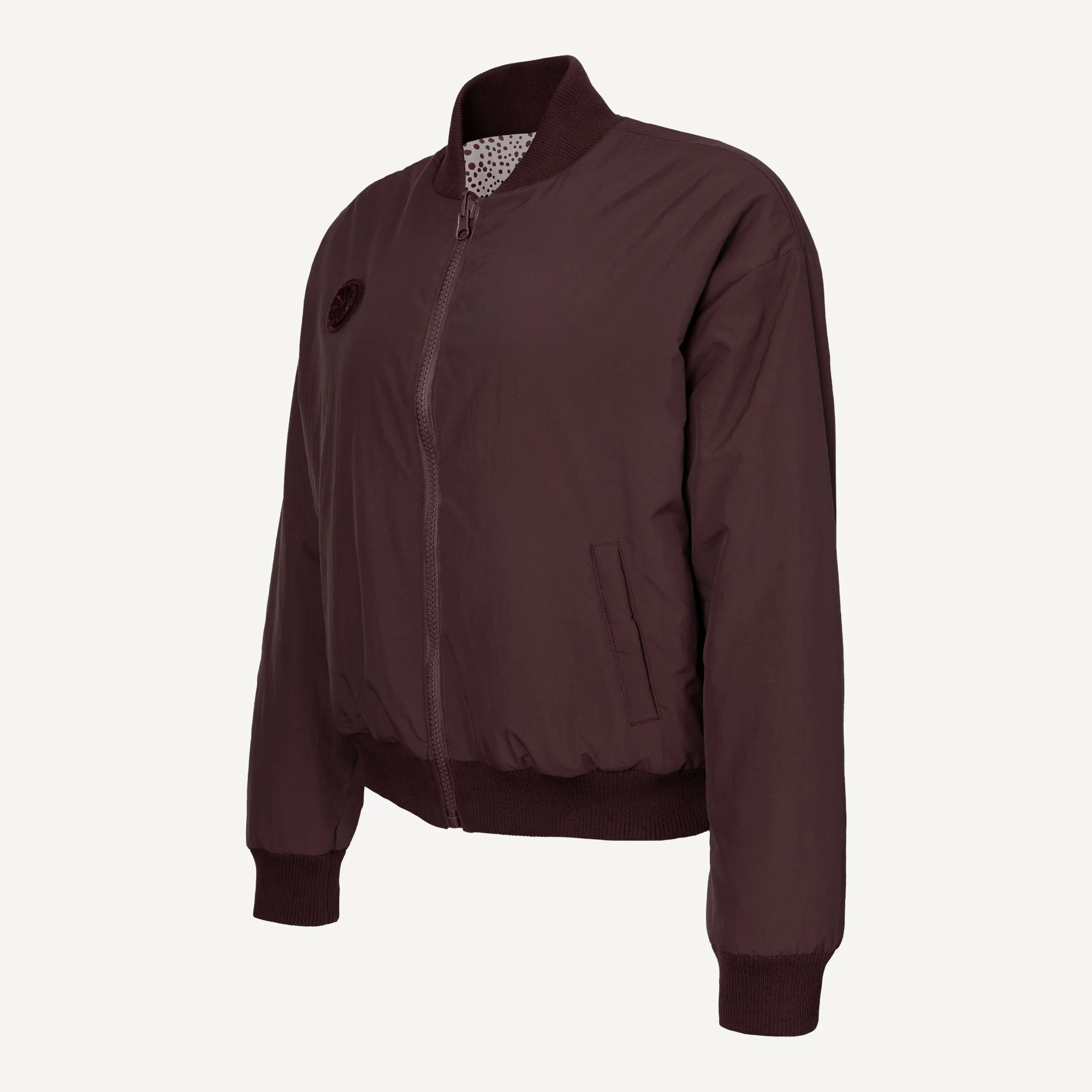 The Indian Maharadja Women's Reversible Bomber Tennis Jacket - Image 4