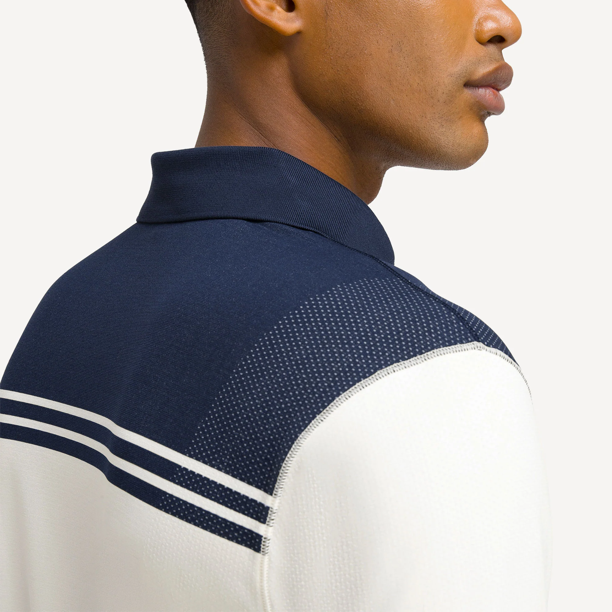 Wilson All Seasons Men's Stripe Tennis Polo - Image 5