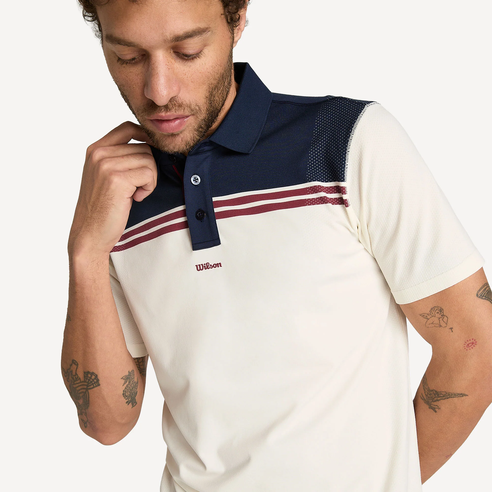 Wilson All Seasons Men's Tennis Polo - Image 4