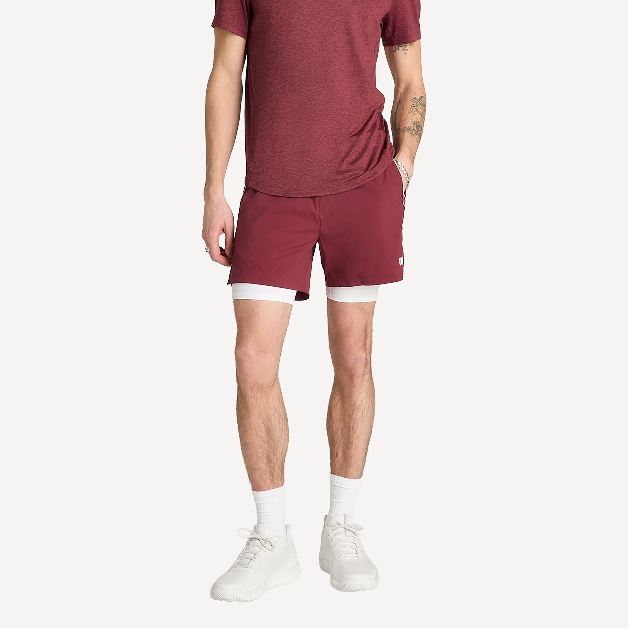 Wilson Volley Men's 6-Inch Tennis Shorts